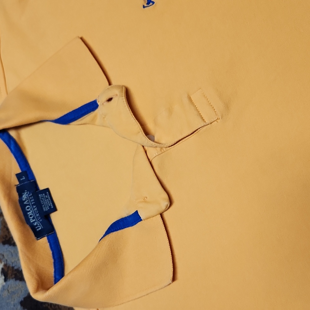 Men's Polo Shirt in Yellow by Ralph Lauren - Picture 3 of 6